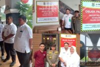 Foto Ist: Petugas Badan Pendapatan Daerah (Bapenda) Kabupaten Tangerang bersama Satpol PP melakukan pemasangan stiker peringatan pada sejumlah restoran di wilayah Kecamatan Kelapa Dua yang menunggak pajak daerah, sebagai bentuk penindakan administratif guna meningkatkan kepatuhan wajib pajak.