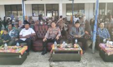 Kapolsek Cimarga Polres Lebak menghadiri Tasyakuran Pelepasan Siswa Kelas IX SMP Negeri 6 Cimarga