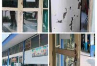 Foto Ist: Kondisi sejumlah fasilitas di SMPN 1 Jayanti yang tampak mengalami kerusakan meski sekolah menerima anggaran pemeliharaan sarana dan prasarana ratusan juta rupiah pada tahun 2025. (Tim Investigasi/sorotbanten.id)