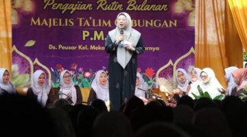 Wabup Intan Hadiri Pengajian Gabungan Desa Peusar, Dorong Kerukunan dan Pendidikan Gratis