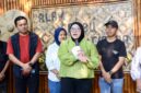 Foto Ist: Wakil Bupati Tangerang, Intan Nurul Hikmah, saat memberikan sambutan dalam kunjungannya ke Pasar Rakyat Alam Bambu Ciakar, Kecamatan Panongan.