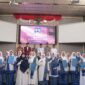 Foto Ist: Camat Kelapa Dua, Dadang Sudrajat, S.Sos., MM., M.Si. (tengah, mengenakan seragam dinas putih) berfoto bersama Ketua BKMT Kabupaten Tangerang Ustadzah Iroh, perwakilan unsur Muspika, serta jajaran pengurus Pengurus Cabang Badan Kontak Majelis Taklim (BKMT) Kecamatan Kelapa Dua Masa Bakti 2026–2031 usai prosesi pelantikan yang berlangsung di Aula Kantor Kecamatan Kelapa Dua, Kabupaten Tangerang, Rabu (29/7/2026).
