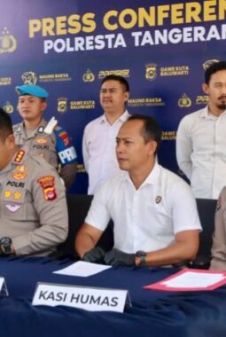 Berhenti Kerja Berujung Kekerasan, Lima Pria Ditangkap Polresta Tangerang